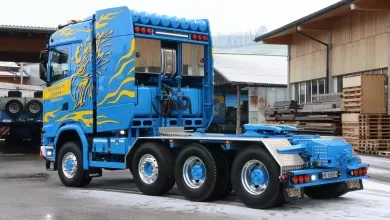 Cabină Scania S cu tunel motor? Este posibil, pe acest model de 250 de tone 2 Cabină Scania S cu tunel motor? Este posibil, pe acest model de 250 de tone