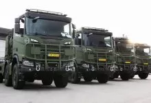Noile Scania Gryphus prea mari pentru barăcile Armatei Olandeze
