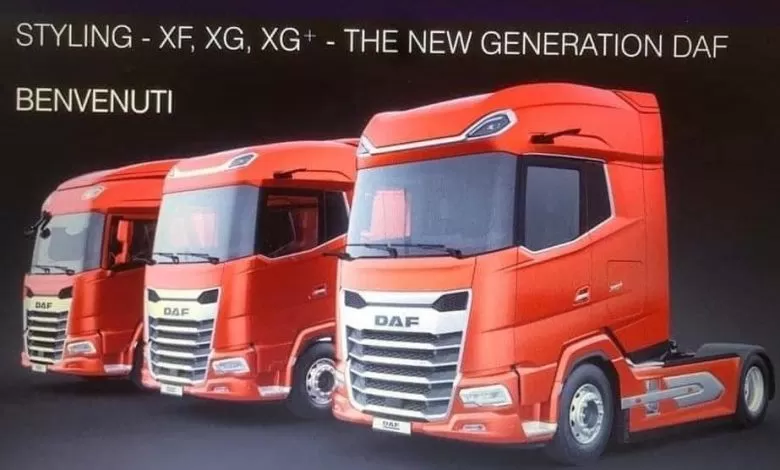 Noul DAF XF ar putea fi, de fapt, XG. Prima imagine cu întreg interiorul