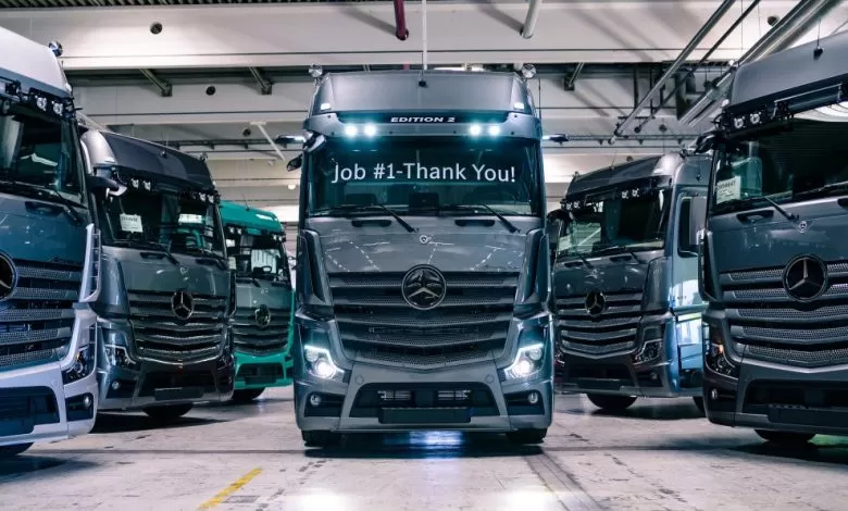 A fost asamblat primul model Mercedes Actros Edition 2