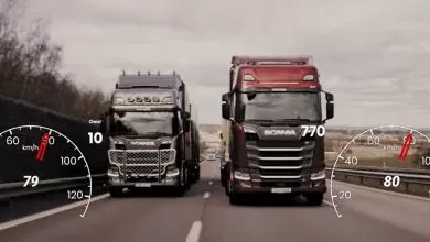 Scania 770 vs Scania 730, cu 64 de tone, în urcare dificilă (VIDEO) 2 Scania 770 vs 730, cu 64 de tone, în urcare dificilă (VIDEO)