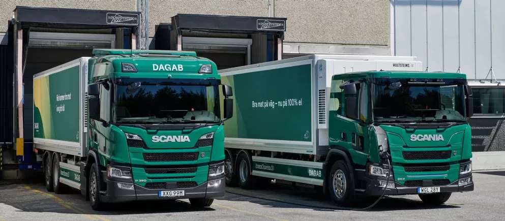 Livrări 100% electrice de alimente în Suedia, folosind camioane Scania