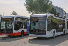 Livrare dublă de autobuze electrice articulate Mercedes eCitaro G în Hamburg