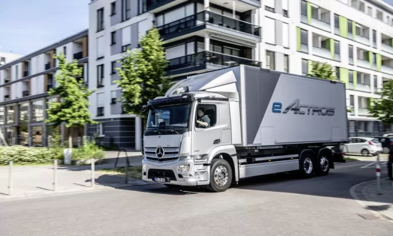 Mercedes eActros de serie va avea o autonomie de până la 400 km 1 Mercedes eActros de serie va avea o autonomie de până la 400 km