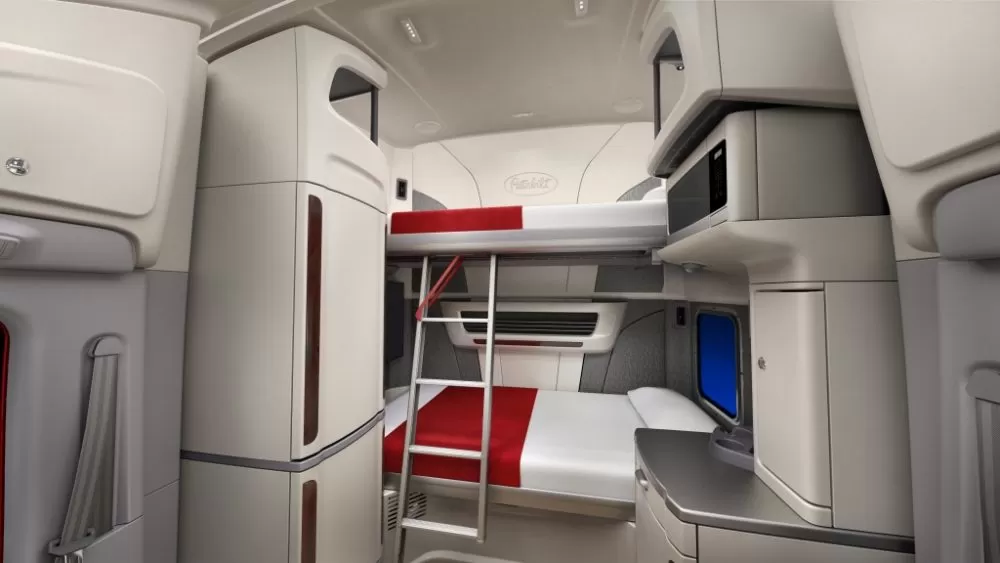 Peterbilt Ultraloft: cabina în care chiar pot dormi doi șoferi