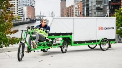 Cei mai mici colegi: tricicleta cu semiremorcă pentru livrări urbane
