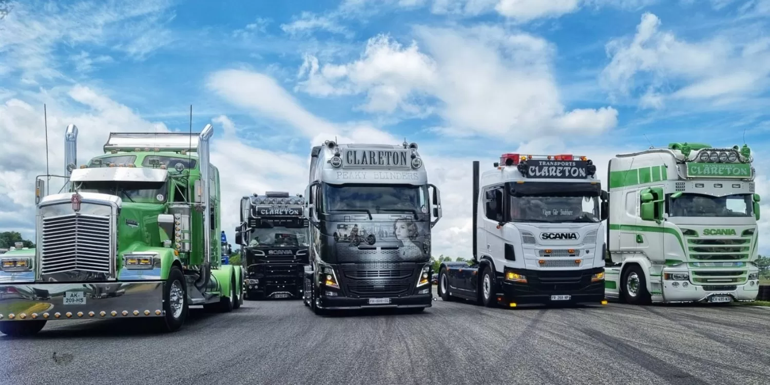 Volvo FH XXL Peaky Blinders pentru Transports Clareton (FOTO) 7 Clareton Nogaro 2021 e1626508130865
