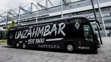 Un nou autocar de echipă MAN pentru Borussia Mönchengladbach
