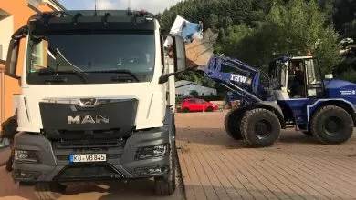 MAN susține acțiunile de refacere de după inundațiile din Germania