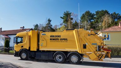 Primul camion de gunoi alimentat cu hidrogen din Suedia