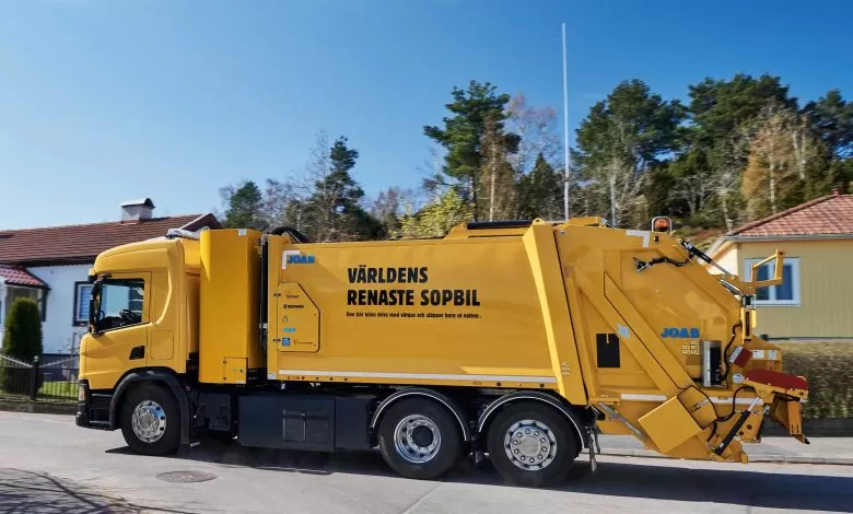 Primul camion de gunoi alimentat cu hidrogen din Suedia