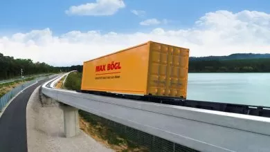 Teste cu suspensie magnetică pentru transport de containere la Portul Hamburg