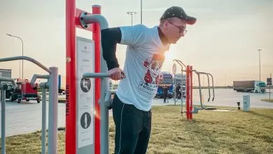 Un nou studio de fitness în aer liber pentru șoferii de camion