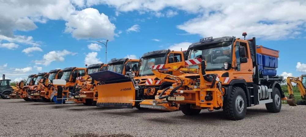 A fost livrată prima tranșă de 45 de camioane Unimog pentru CNAIR