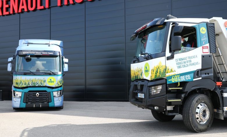 Unele modele Renault Trucks pot funcționa și cu biocombustibil B100