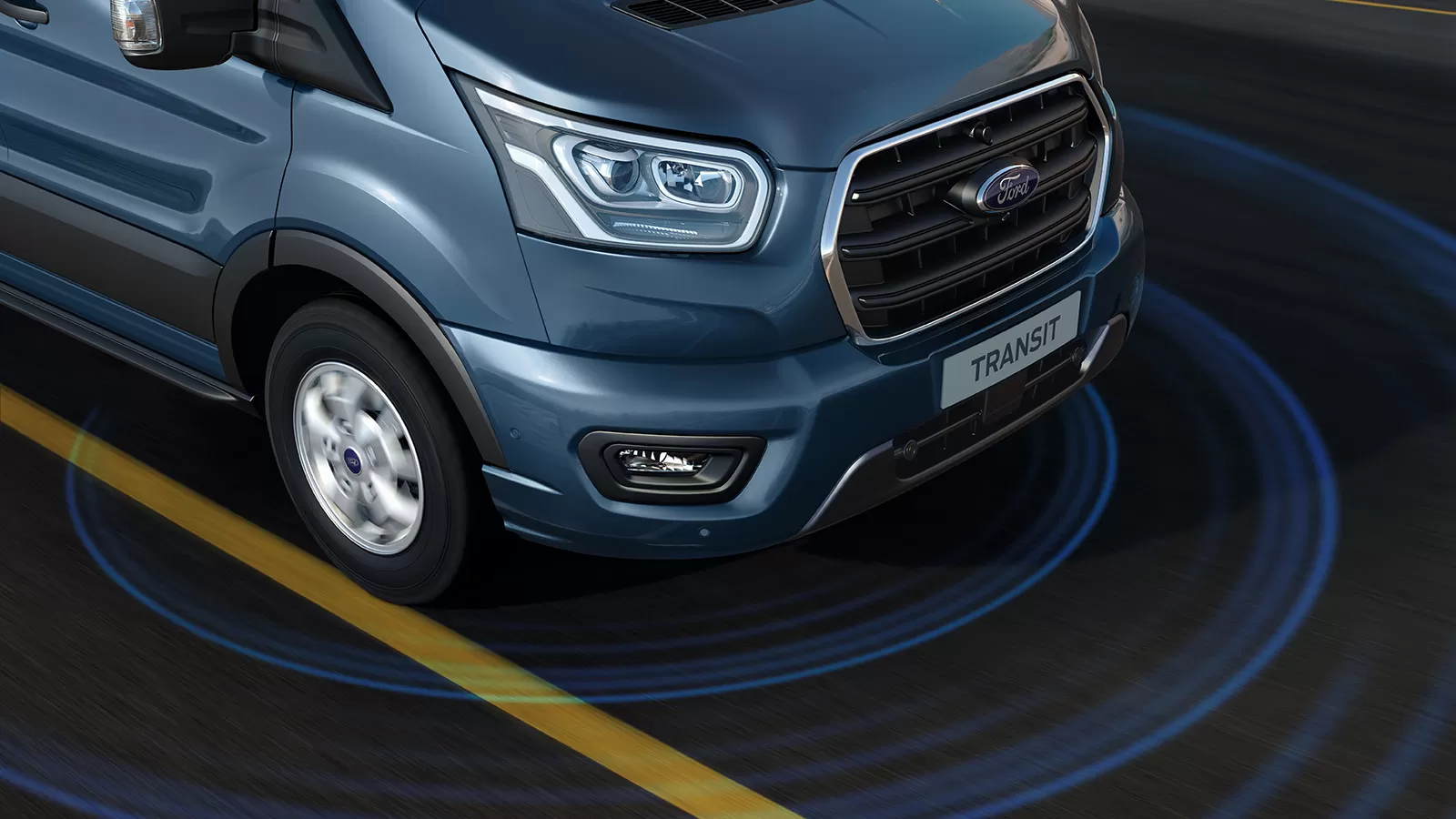 Ford Transit 2022 vine cu noi funcții conectate, SYNC 4 și sisteme de asistență în standard 5 Transit Lane Keeping Assist HR