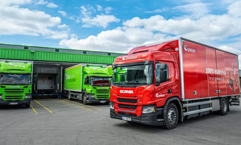 Poșta norvegiană testează un camion electric pe ruta Oslo la Tromsø