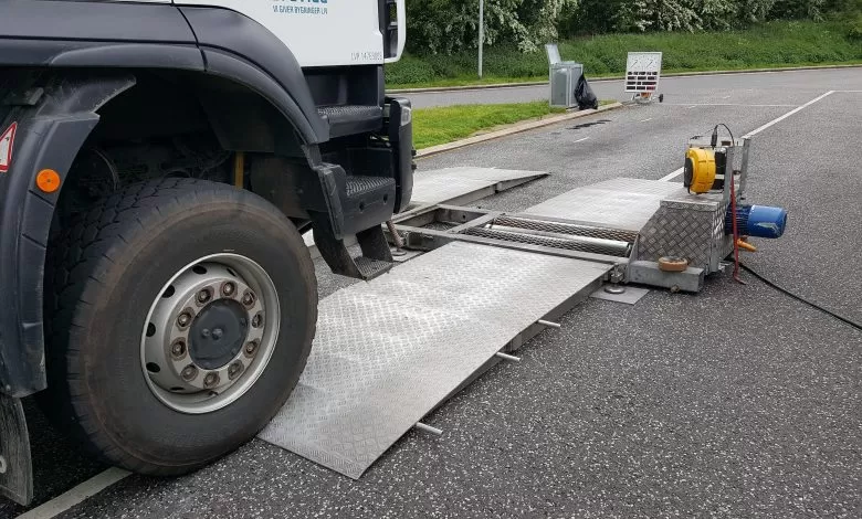 Control maraton al camioanelor pe insula Bornholm din Danemarca