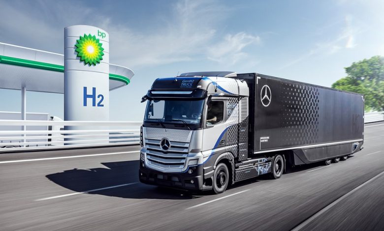 Daimler Truck și BP vor colabora pentru o rețea de hidrogen în UK