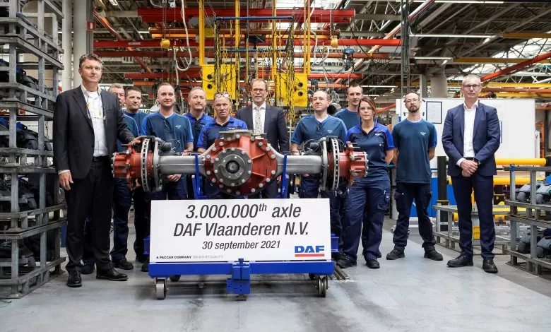 DAF Trucks Flandra a produs 3 milioane de axe în 50 de ani