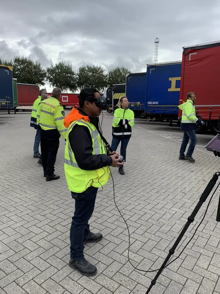 ILT Olanda folosește drone pentru a controla conținutul remorcilor