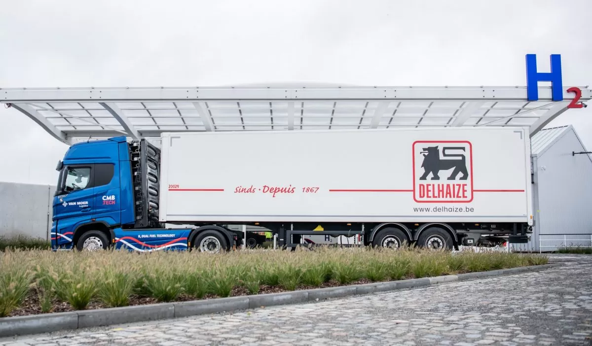 Ford F-Max alimentat cu un mix de hidrogen și motorină