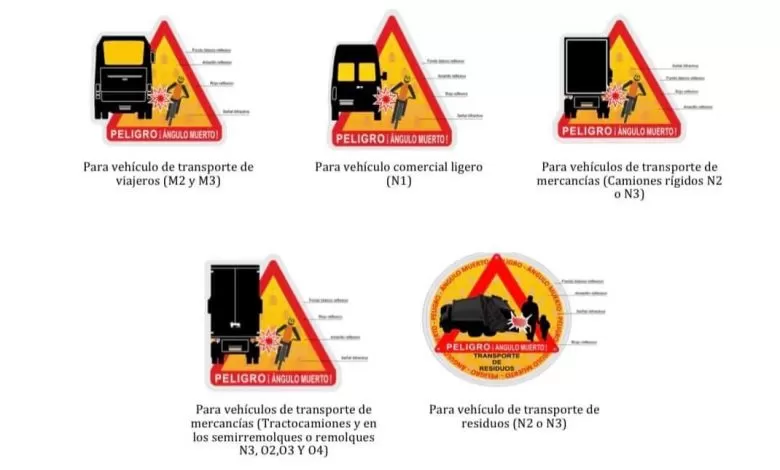 Spania a introdus semnalizarea voluntară a unghiurilor moarte ale vehiculelor comerciale