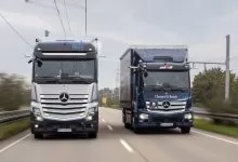 Camionul cu hidrogen Mercedes GenH2, testat pe drumuri publice