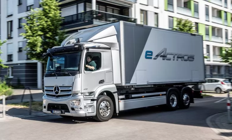 Mercedes eActros intră în producție la 7 octombrie. Bateriile și axele se produc de azi