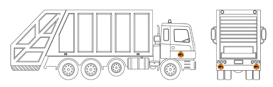 Spania a introdus semnalizarea voluntară a unghiurilor moarte ale vehiculelor comerciale