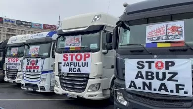 Un nou miting al transportatorilor, pe 17 noiembrie, în Piața Constituției