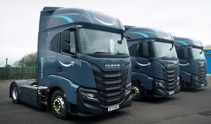 IVECO va livra 1064 de camioane cu gaz pentru Amazon