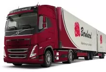 Transport de flori cu zero emisii folosind un Volvo FH Electric