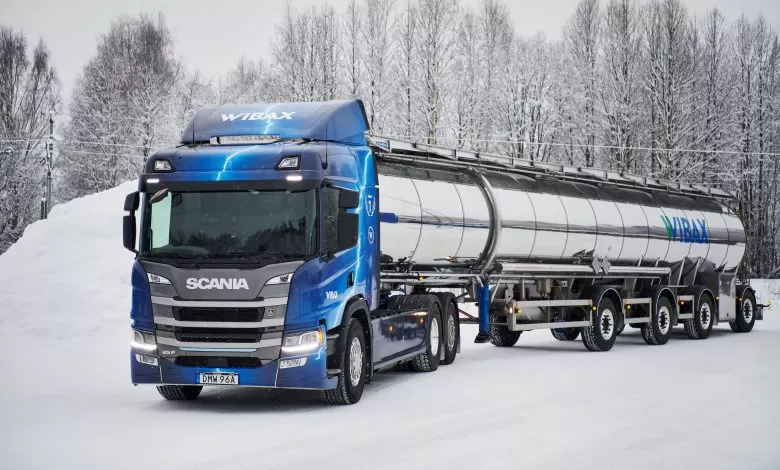 Scania a livrat un camion electric de 64 de tone