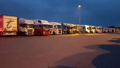 Cea mai mare parcare pentru camioane din Marea Britanie se deschide marți