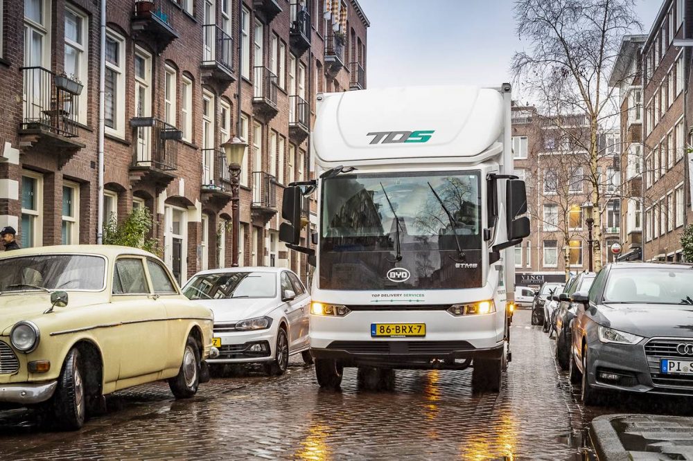 Camioane electrice BYD ETM6 pentru IKEA Amsterdam
