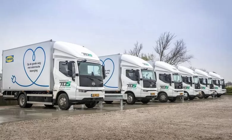Camioane electrice BYD ETM6 pentru IKEA Amsterdam