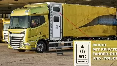 Asociația germană BGL cere containere cu toaletă și duș în spatele cabinei