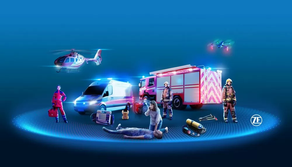 Camioanele de pompieri Ziegler vor folosi soluția ZF Rescue Connect 3 Camioanele de pompieri Ziegler vor folosi soluția ZF Rescue Connect