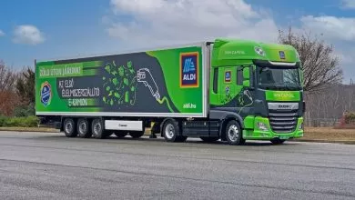 Aldi folosește 5 camioane electrice în Budapesta