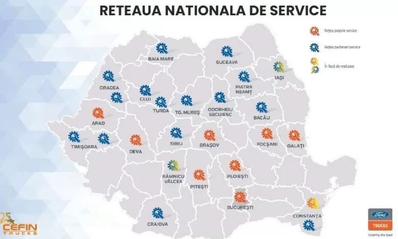 Cefin Trucks își extinde rețeaua de service proprii cu 4 ateliere noi