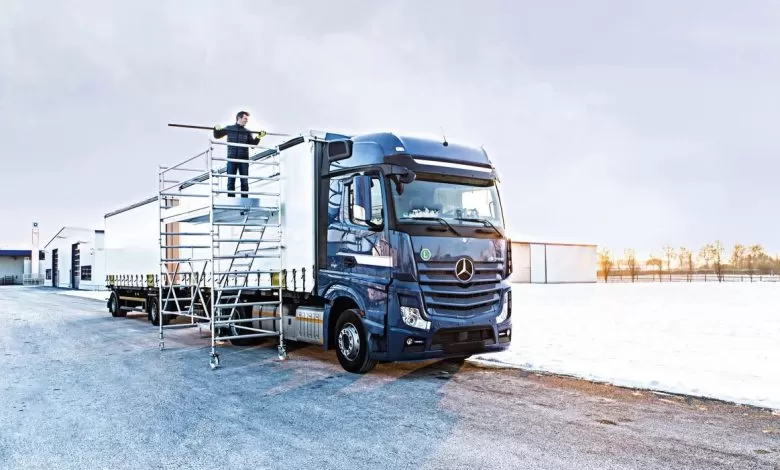 Lista rampelor pentru îndepărtarea gheții de pe camion din Germania