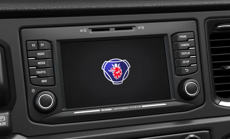 Camioanele Scania vor utiliza o navigație conectată furnizată de HERE 1 HERE va furniza viitorul sistem de navigație pentru camioanele Scania