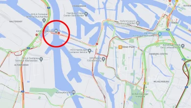 Podul Köhlbrand de la Hamburg blocat de activiștilor de mediu