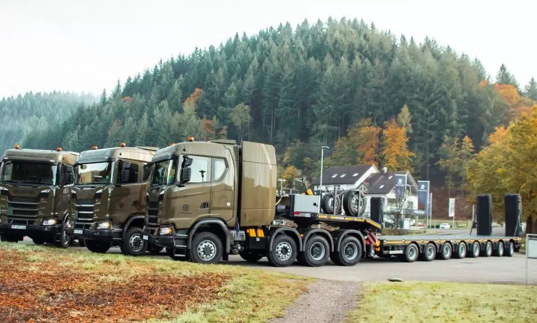 Armata germană se bazează pe camioane Scania 650S XT V8 1 Armata germană se bazează pe camioane Scania 650S XT V8