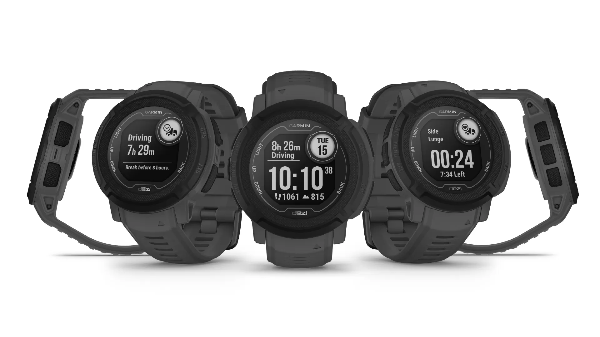 Garmin Instinct 2 - dēzl Edition, un ceas inteligent pentru șoferii de camion