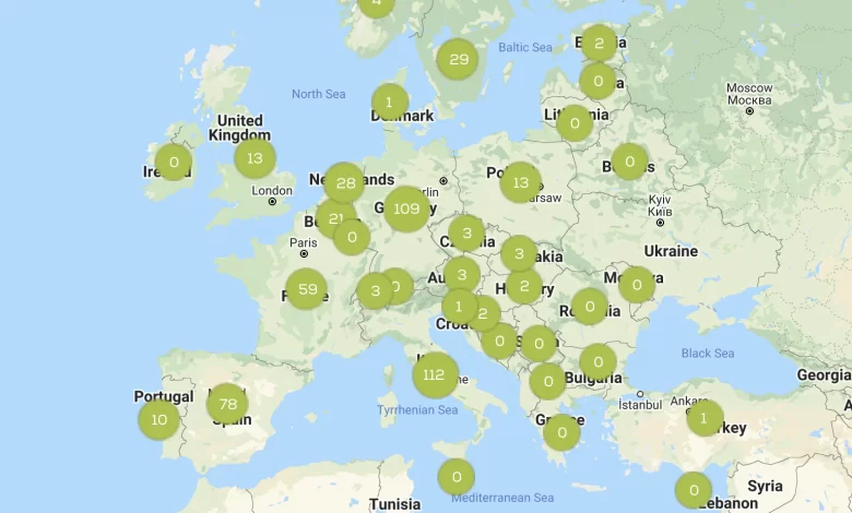 Rețeaua publică europeană de alimentare cu LNG a ajuns la 500 de stații