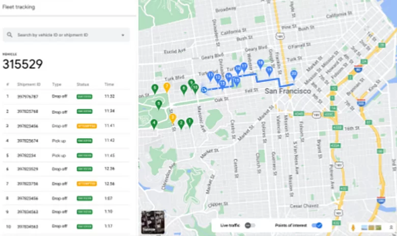 Google a lansat Last Mile Fleet Solution și Cloud Fleet Routing API