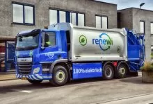 Autogunoieră electrică DAF CF pentru Renewi