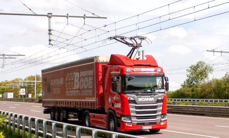 Încă 3 camioane Scania hibrid cu pantograf pentru Spedition Bode